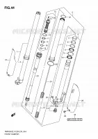 FRONT FORK for Suzuki RMX-Z 450 2010