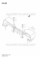 KNUCKLE COVERS (AN400ZA) for Suzuki BURGMAN 400 2010