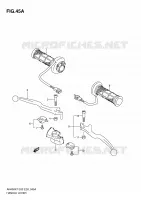 LEVERS   HANDGRIPS (AN400ZA) for Suzuki BURGMAN 400 2010