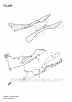 LOWER FAIRING (MODEL K9) for Suzuki BURGMAN 400 2010