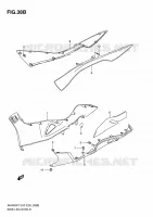 LOWER FAIRING (MODEL L0) for Suzuki BURGMAN 400 2010