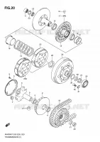 TRANSMISSION (1) for Suzuki BURGMAN 400 2010