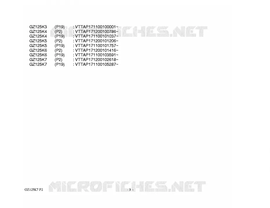 * CATALOG PREFACE * Suzuki MOTO 125 MARAUDER 2007  GZ125K7(P02)