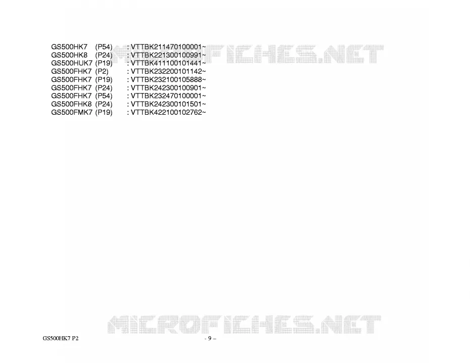 * CATALOG PREFACE * Suzuki MOTO 500 GS-E 2007  GS500HK7(P02)