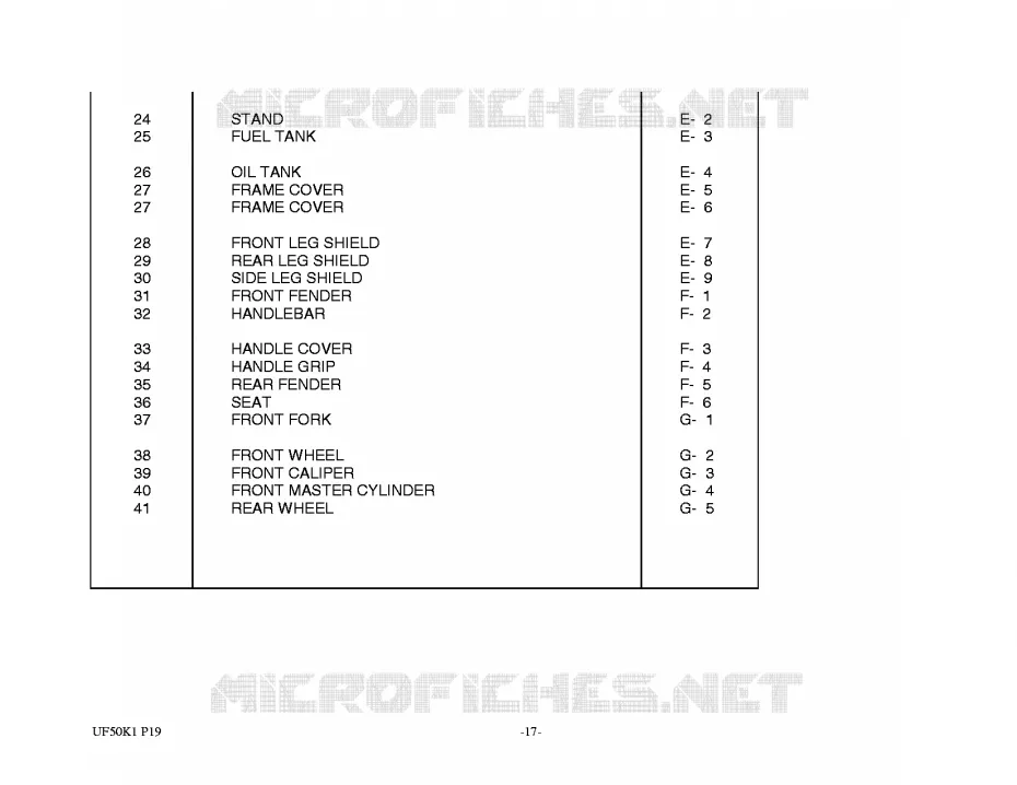 * CATALOG PREFACE * Suzuki SCOOTER 50 ESTILETE 2001  UF50ZK1