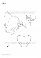HEADLIGHT COVER for Suzuki RMX-Z 450 2010