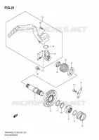 KICK STARTER for Suzuki RMX-Z 450 2010