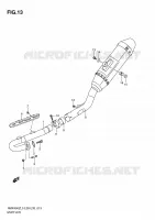 MUFFLER for Suzuki RMX-Z 450 2010