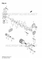 OIL PUMP for Suzuki RMX-Z 450 2010