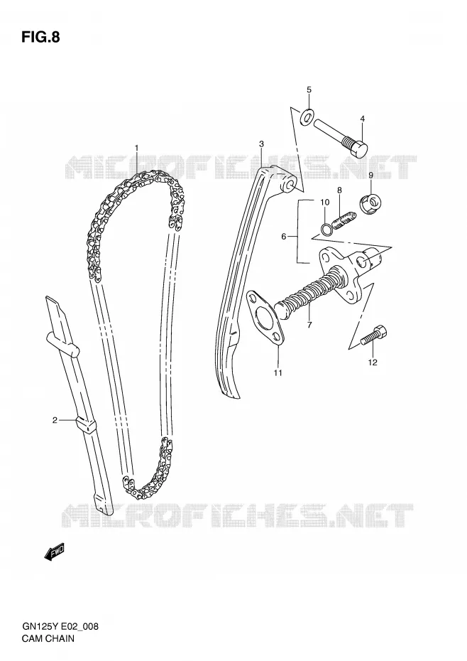 TIMING Suzuki MOTO 125 GN 1999  GN125UX(E2)