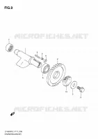 CRANK BALANCER for Suzuki KINGQUAD 500 2011