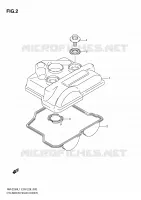 CYLINDER HEAD COVER for Suzuki RM-Z 250 2011