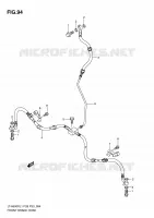 FRONT BRAKE HOSE for Suzuki KINGQUAD 500 2011