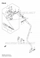 FRONT MASTER CYLINDER for Suzuki RM-Z 250 2011