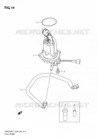 FUEL PUMP for Suzuki RM-Z 250 2011