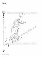 GEAR LEVER for Suzuki KINGQUAD 400 2011