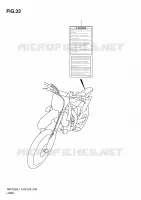 LABEL (RM Z250L1 E3) for Suzuki RM-Z 250 2011