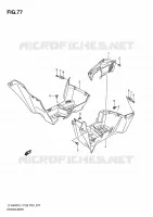 MUDGUARD for Suzuki KINGQUAD 500 2011