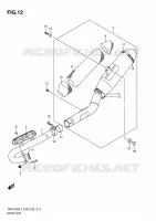 MUFFLER for Suzuki RM-Z 250 2011