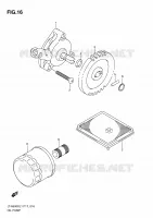 OIL PUMP for Suzuki KINGQUAD 500 2011