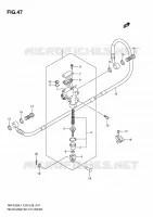 REAR BRAKE MASTER CYLINDER for Suzuki RM-Z 250 2011