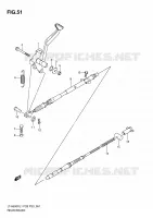REAR BRAKE for Suzuki KINGQUAD 500 2011