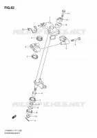 STEERING COLUMN for Suzuki KINGQUAD 400 2011