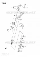 STEERING COLUMN for Suzuki KINGQUAD 500 2011