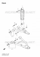 SUSPENSION ARM for Suzuki KINGQUAD 400 2011