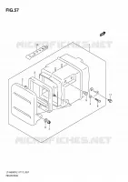 TOOL BOX for Suzuki KINGQUAD 500 2011