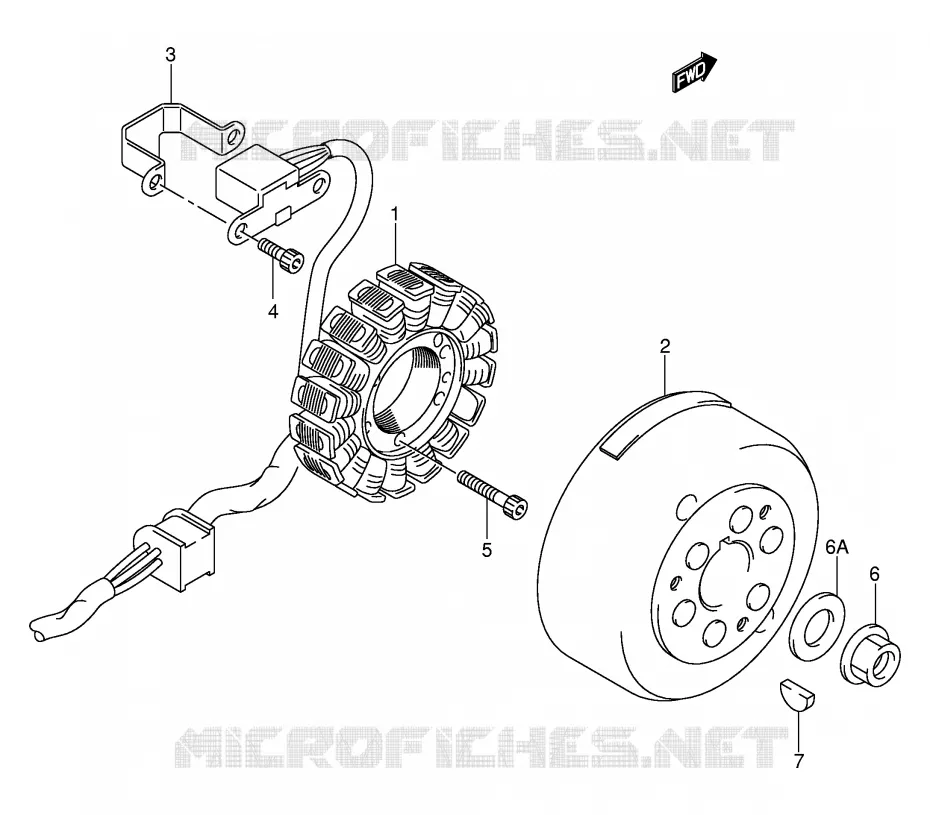 IGNITION (DR-Z400Y/K1/K2/K3) Suzuki MOTO 400 DR-Z 2003  DR-Z400K3(E3/E28)