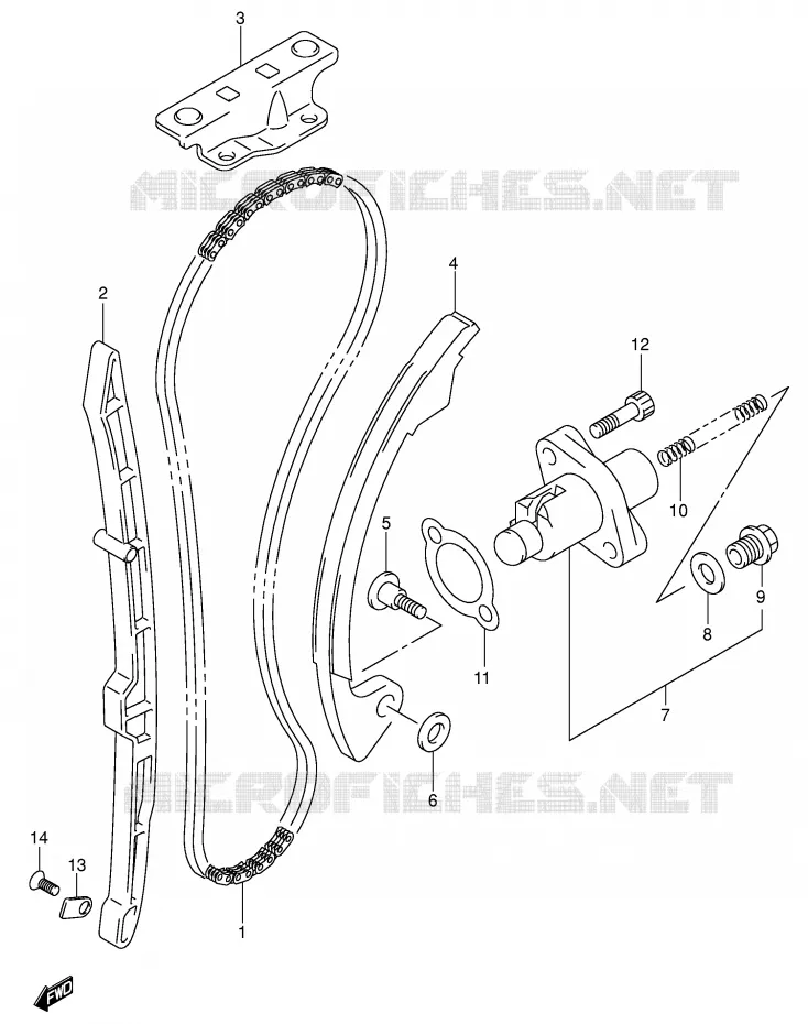TIMING Suzuki MOTO 400 DR-Z 2000  DR-Z400Y(E3/E28)