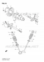 CAM SHAFT/VALVE for Suzuki KINGQUAD 500 2011