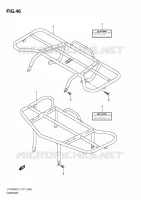 CARRIER (LT A400FL1 P24) for Suzuki KINGQUAD 400 2011