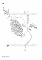 COOLING FAN for Suzuki KINGQUAD 400 2011