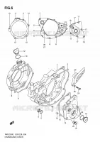 CRANKCASE COVER for Suzuki RM-Z 250 2011