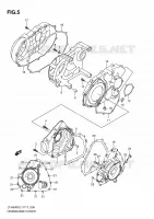 CRANKCASE COVER for Suzuki KINGQUAD 500 2011
