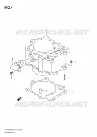 CYLINDER for Suzuki KINGQUAD 750 2011