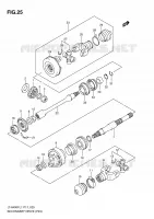DRIVESHAFT (LT A400FL1 P24) for Suzuki KINGQUAD 400 2011