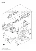 FINAL BEVEL GEAR (FRONT)(LT A400FL1 P17) for Suzuki KINGQUAD 400 2011