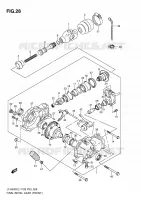 FINAL BEVEL GEAR (FRONT) for Suzuki KINGQUAD 500 2011