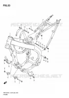 FRAME for Suzuki RM-Z 250 2011