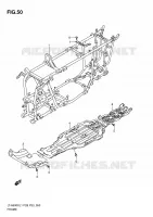 FRAME for Suzuki KINGQUAD 500 2011
