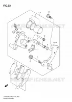 FRONT CALIPER for Suzuki KINGQUAD 500 2011