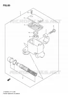 FRONT MASTER CYLINDER for Suzuki KINGQUAD 500 2011