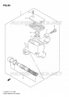 FRONT MASTER CYLINDER for Suzuki KINGQUAD 400 2011