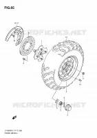 FRONT WHEEL for Suzuki KINGQUAD 500 2011