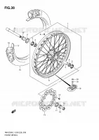 FRONT WHEEL for Suzuki RM-Z 250 2011