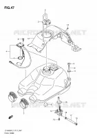 FUEL TANK for Suzuki KINGQUAD 400 2011