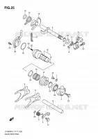 GEAR SHIFTING ASSY for Suzuki KINGQUAD 500 2011
